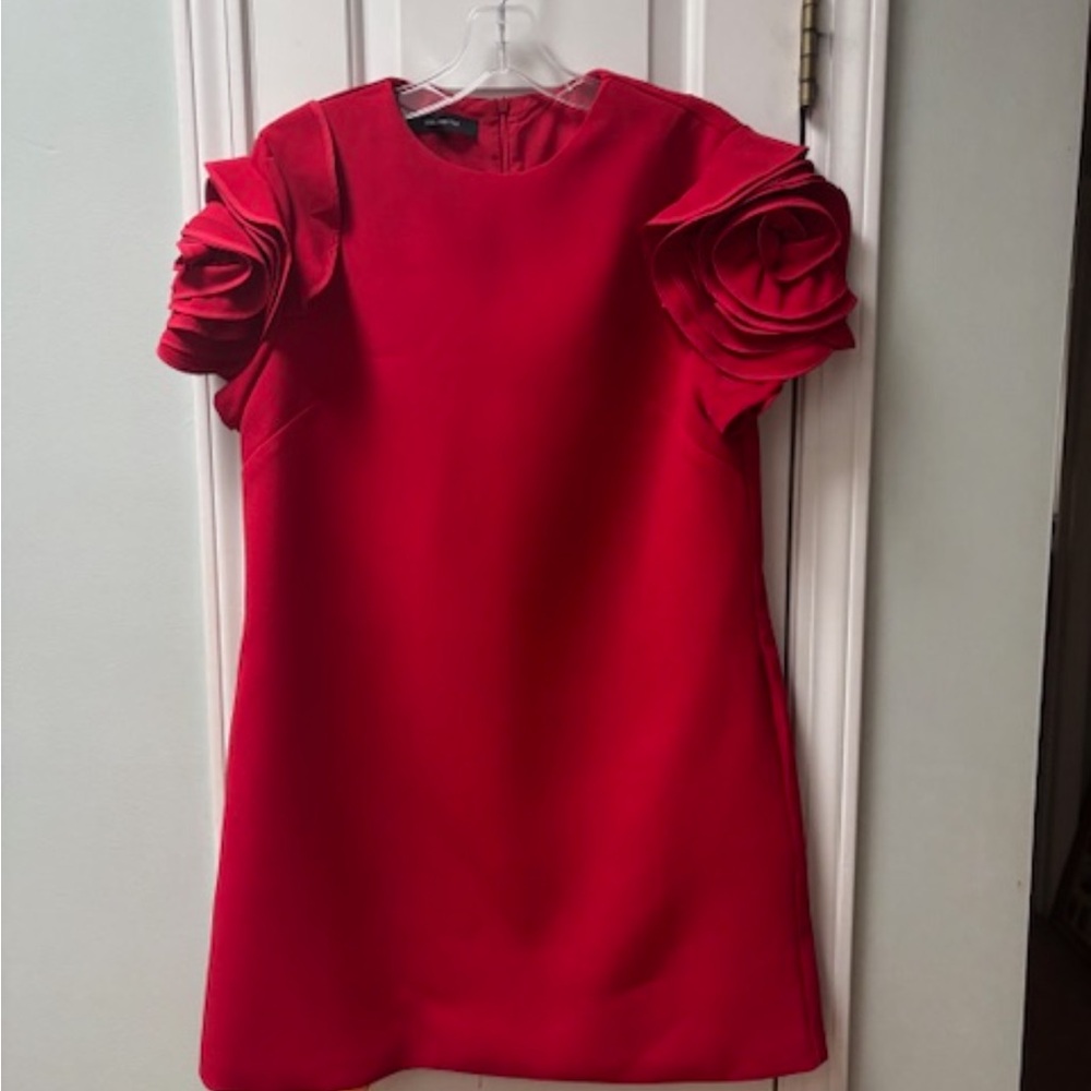 Beulah Style Vibrant Red Dress